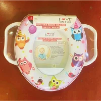 Soft Baby Potty Seat Pegangan Owl / Dudukan Toilet Anak Empuk