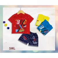 Baju Bayi Setelan Anak Kaos 0-1 tahunan / Baju Bayi Bahan Adem OTW / Setelan Anak Laki Laki SNI
