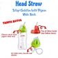 Tutup Botol Susu Sedotan Botol Susu Wide Neck dengan Selang dan Pemberat