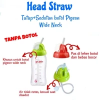 Tutup Botol Susu Sedotan Botol Susu Wide Neck dengan Selang dan Pemberat