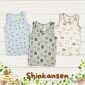 Singlet Anak Ridges Barney Motif 3pcs / Singlet Bayi 3pcs #3