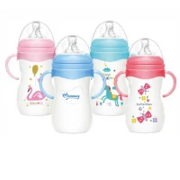 Botol Susu Bayi Wide Neck Plus Natural Nipple MomEasy / Dot Bayi 60ml 120ml 240ml 330ml BPA Free