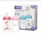Paket Hemat 2 Botol Susu Bayi Wide Neck Plus Natural Nipple 120ml / 240ml / 330ml MomEasy / Dot Bayi BPA Free