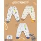 Celana Panjang Bayi Anak Ridges 3pcs 0-4 tahun Bahan Adem Lembut SNI / Celana Panjang Bayi Murah Pola Diapers #7