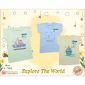 PROMO Paket 3pcs Baju Atasan Anak Kaos Ridges Motif Lucu SNI #8
