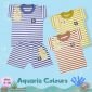 Baju Bayi Setelan Anak Kaos Ridges Salur Premium Quality Natural Colours - Prosperity / Baju Bayi / Baju Bayi Perempuan / Baju Bayi Laki Laki #2