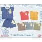 Setelan Baju Bayi Pendek Kancing Depan RIDGES SNI #2