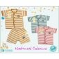 Setelan Baju Bayi Pendek Kancing Depan RIDGES SNI #1