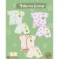 Setelan Baju Bayi Pendek Kancing Depan RIDGES SNI #3