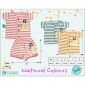 Setelan Baju Bayi Baru Lahir / Baju Baby Newborn Ridges Natural Colours