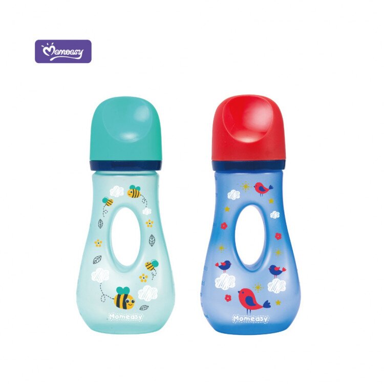 Botol Susu Bayi Donut Wide Neck Nipple MomEasy / Dot Bayi 240ml BPA Free
