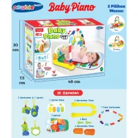 Musical Play Gym / Baby Gym Playmats Piano / Mainan Baby Piano Playmate