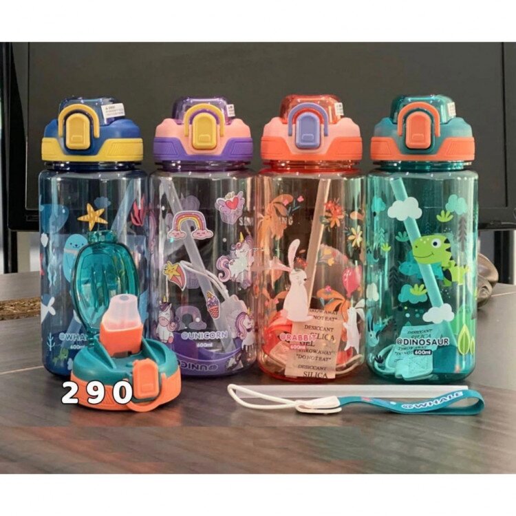 Botol Minum Anak Spout Sedotan 600ml / Training Cup Spout Sedotan / Gelas Training Anak / Gelas Minum Anak