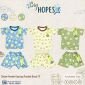 Setelan Baju Bayi Pendek Anak Kancing Pundak SNI / Baju Santai Anak / Setelan Oblong Anak Ridges #7