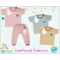 Setelan Baju Bayi Ridges SNI / Baju Anak Kancing Pundak Halus dan Adem/ Baju Tidur Anak Nyaman Dipakai / Piyama Anak Unisex Motif ber SNI