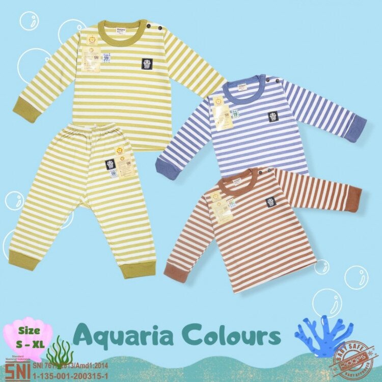 Setelan Oblong Panjang Anak Kancing Pundak SNI / Baju Tidur Anak Adem dan Halus / Piyama Anak Ridges Nyaman dipakai