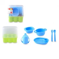 Parcel Lusty Bunny Gift Set / Feeding Set + Rak Botol / Paket Perlengkapan Bayi / Kado Lahiran Bayi