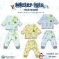 Paket Hemat Baju Bayi Newborn Ridges 3pcs SNI / Setelan Baju Bayi Newborn Ridges / Piyama Bayi Baru Lahir / Baju Bayi Panjang / Baju