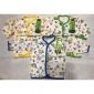 PROMO Baju Atasan Bayi Panjang Kancing Depan 3pcs / Baju Bayi Panjang Ridges M L / Baju Baby ber-SNI #4