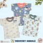 PROMO Baju Atasan Kaos Anak Ridges Motif Random 3pcs SNI (0-2 tahun) #6