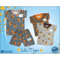 Baju Setelan Kaos Anak Ridges Motif LIL Tiger SNI