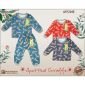 Paket Baju Setelan Oblong Panjang Anak Kancing Pundak 3pcs / Baju Tidur Anak / Piyama Anak Ridges #4