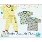 Paket Setelan Baju Piyama Bayi Ridges SNI 3pcs / Baju Anak Kancing Pundak Halus dan Adem/ Baju Tidur Anak Nyaman Dipakai / Piyama Anak Unisex Motif ber SNI #7