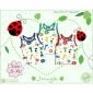 Promo Paket Baju Atasan Singlet Anak Ridges Motif Putih Random 3pcs SNI #5