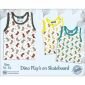 Promo Paket Baju Atasan Singlet Anak Ridges Motif Putih Random 3pcs SNI