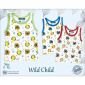 Promo Paket Baju Atasan Singlet Anak Ridges Motif Putih Random 3pcs SNI #1