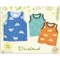 Promo Paket Hemat Baju Atasan Singlet Anak Ridges Motif Random 3pcs SNI #6