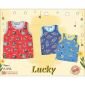 Promo Paket Hemat Baju Atasan Singlet Anak Ridges Motif Random 3pcs SNI #8