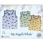 Promo Paket Hemat Baju Atasan Singlet Anak Ridges Motif Random 3pcs SNI #2