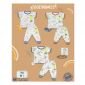 Paket Setelan Baju Bayi Kancing Depan RIDGES Motif Random 3pcs Newborn - 1 tahunan SNI / Piyama Anak Adem Anak 0-1 tahunan/ Baju Santai Anak / Baju Tidur Anak #8