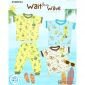Paket Setelan Baju Bayi Kancing Depan RIDGES Motif Random 3pcs Newborn - 1 tahunan SNI / Piyama Anak Adem Anak 0-1 tahunan/ Baju Santai Anak / Baju Tidur Anak #2