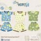 Paket Setelan Baju Bayi Pendek Kancing Depan RIDGES Motif 3pcs Newborn - 1 tahunan SNI / Piyama Anak Adem Anak 0-1 tahunan/ Baju Santai Anak / Baju Tidur Anak #8