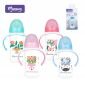 Botol Susu Bayi Wide Neck Gepeng Plus Natural MomEasy Pegangan 210ml 300ml / Dot Bayi Gepeng Wide Neck Plus Natural Pegangan Wide Neck Gepeng BPA
