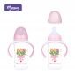 Botol Susu Bayi Wide Neck Gepeng Plus Natural MomEasy Pegangan 210ml 300ml / Dot Bayi Gepeng Wide Neck Plus Natural Pegangan Wide Neck Gepeng BPA Free #2