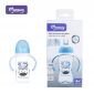 Botol Susu Bayi Wide Neck Gepeng Plus Natural MomEasy Pegangan 210ml 300ml / Dot Bayi Gepeng Wide Neck Plus Natural Pegangan Wide Neck Gepeng BPA Free #5