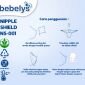 Sambungan Asi Bebelys / Silicone Nipple Shield / Breast Shields (2pcs) / Pelindung Puting Ibu Menyusui #3