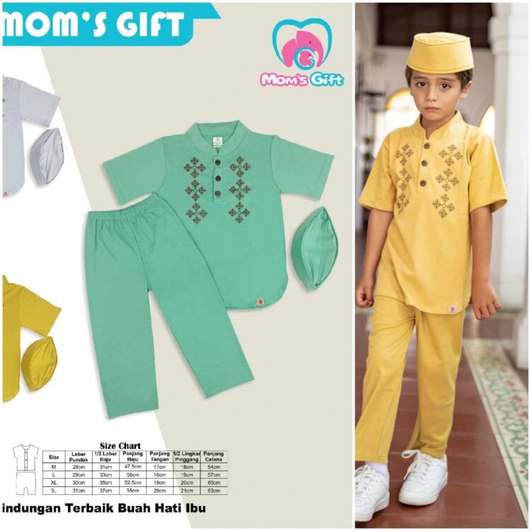 Baju Setelan Koko Anak Laki-laki 2-10 tahun / Baju Muslim Anak Laki-laki