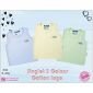 Paket Baju Bayi Setelan Singlet Kutung Anak Ridges 3pcs Polos / Setelan Bayi Kutung / Setelan Bayi Laki-laki dan Perempuan / Baju Bayi adem / Baju Santai Anak #2