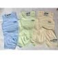 Paket Baju Bayi Setelan Singlet Kutung Anak Ridges 3pcs Polos / Setelan Bayi Kutung / Setelan Bayi Laki-laki dan Perempuan / Baju Bayi adem / Baju Santai Anak #3