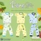 Setelan Baju Bayi Ridges Motif Random SNI / Baju Anak Kancing Pundak Halus dan Adem/ Baju Tidur Anak Nyaman Dipakai / Piyama Anak Unisex Motif ber SNI #8