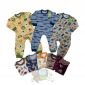 Setelan Oblong Panjang Anak Kancing Pundak Motif Animals Random SNI / Baju Tidur Anak Adem dan Halus / Piyama Anak Ridges Nyaman dipakai