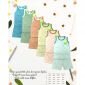 Paket 3pcs Baju Bayi Setelan Singlet Kutung Kaos Anak Moms Gift Premium Quality Polos / Setelan Bayi Kutung / Setelan Bayi Laki-laki dan Perempuan / Baju Bayi adem / Baju Santai Anak #2