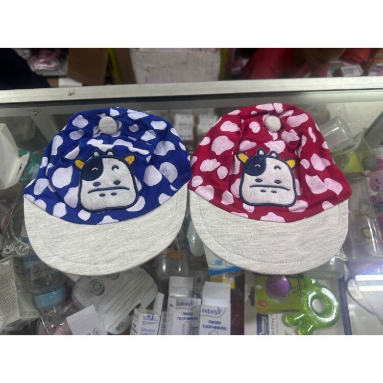 Topi Pet Bayi Motif Sapi 18070004