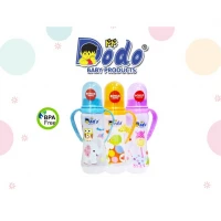 Paket Hemat 3pcs Botol Susu Dodo Tip Top 250ml Pegangan / Dot Bayi Bulat