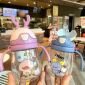 Botol Minum Anak Sedotan Tanduk Bergagang 300ml / Botol Minum Sedotan Tali Panjang / Botol Minum Training Cup Anak #3