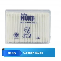 Huki Pure Cotton Buds Standard Kotak isi 100pcs